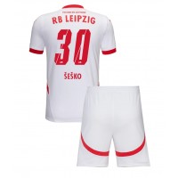 Maglia Calcio RB Leipzig Benjamin Sesko #30 Prima Divisa Bambino 2024-25 Manica Corta (+ pantaloncini)